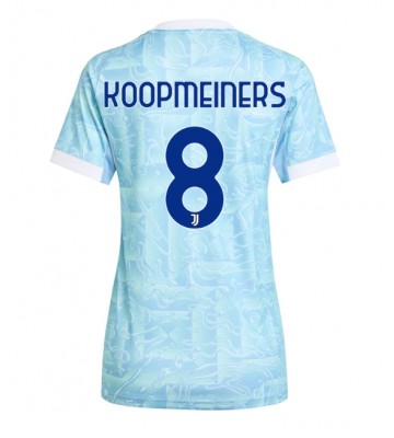 Juventus Teun Koopmeiners #8 Udebanetrøje Dame 2025-26 Kortærmet